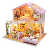 Kits De Muebles De Casa De Muñecas En Miniatura De Madera