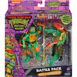 Tortugas Ninja! Mutant Mayhem Battle Pack Mickey Vs Leath