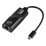 Adaptador Conversor Usb Type-c Tipo C M X Rj45 F 10/100/1000