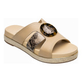 Sandalia Flexi Para Mujer 122901 Beige