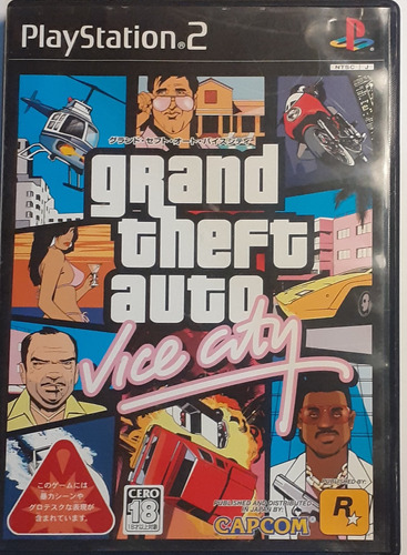 Videojuego Grand Theft Auto Vice City Original Playstation 2