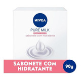 Sabonete Em Barra Nivea Pure Milk Sensitive 90g