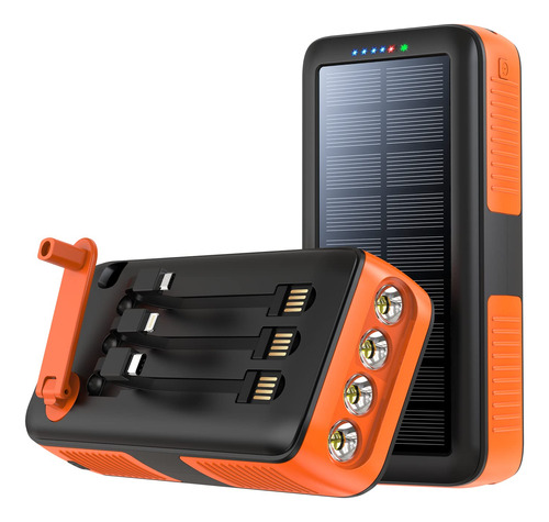 Boogostore Cargador Solar De 63200 Mah, Cargador Portatil Co