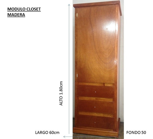 Modulo Closet De Madera