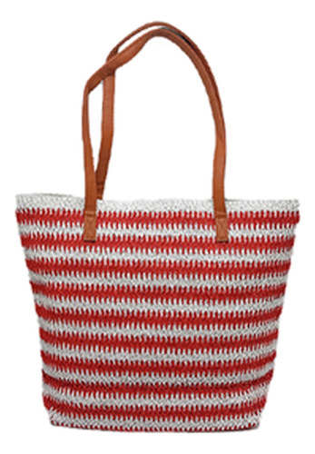 Bolso Playero Organizador Cartera Canasto Grande Verano 