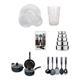 Set Juego Vajilla Completo 95 Pzs Bateria Cocina Kit Pack