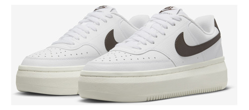 Tenis Para Mujer Nike Court Vision Alta Blanco