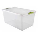 Caja Organizadora Plastico 61 Lts Wenco Color Transparente