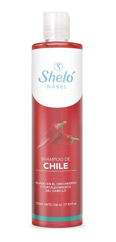 Shampoo De Chile Sheló Nabel 530 Ml Estimula El Crecimiento