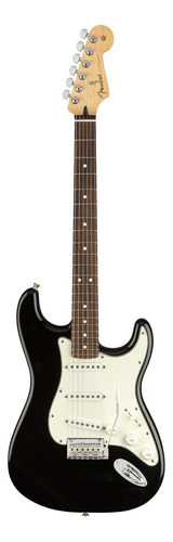 Guitarra Eléctrica Para Zurdo Fender Player Stratocaster De Aliso 2010 Black Brillante Con Diapasón De Granadillo Brasileño