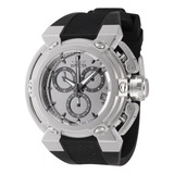 Reloj De Pulsera Invicta 45308, Para Hombre, Con Correa De Silicona Color Acero