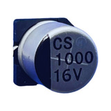 5x Capacitor Eletrolitico 1000uf/16v Smd 105º 10x10,5mm