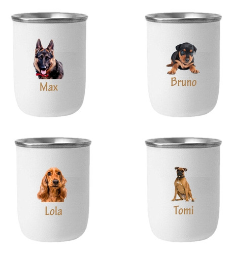 Mate Recto Personalizado Mascotas