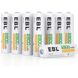Baterias Ebl Recargables Aa 2800mah Ready2charge (x16)
