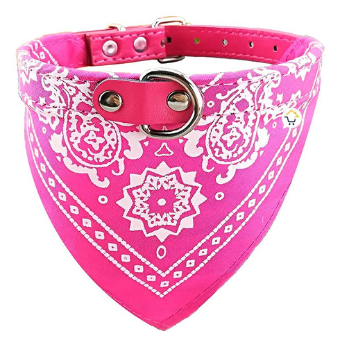 Collar Con Pañuelo Para Mascotas 3,5cm De Grosor