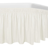 Falda De Cama Cómoda Para Cama Tamaño Queen O King Size De 1