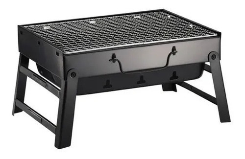 Asador Parrilla Plegable Portátil Camping Carbon 45cm Pcz