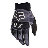 Guantes Fox Dirtpaw Negro Trial Downhill Enduro Mtb Malla Elastica Palma Clarino Color Negro Drive Talla M Mediano