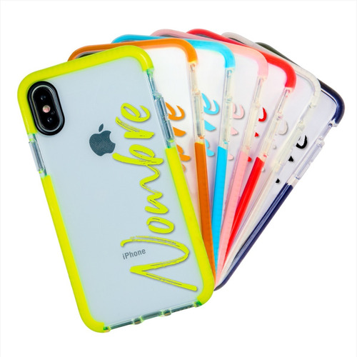 Funda Para iPhone Ultra Impacto Personalizada Con Tu Nombre