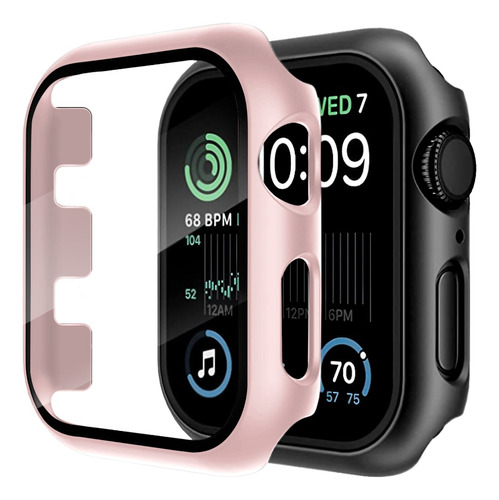 Case Cristal Templado Para Apple Watch Serie 4/5/6/se 44mm