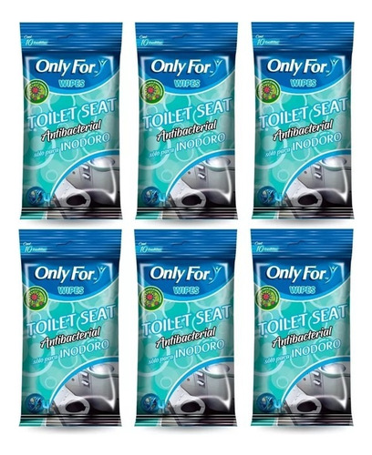 Only For Toallitas Antibacteriales Toilet Seat 10 Pack **