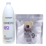 Bb Bleach Alfaparf Pó Oxidante Emulsão Peroxido Ox 20v Kit