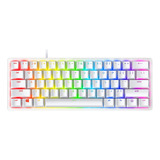 Razer Huntsman Mini, Teclado Gamer 60%, Chroma Rgb, Eng Wht 