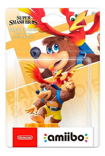 Boneco Nintendo Amiibo Banjo E Kazooie Super Smash Bros