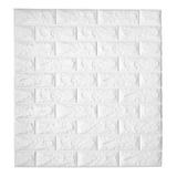 Pack 25 Laminas Papel Mural 3d Autoadhesivo Ladrillo 70x77