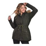 Campera Parka De Mujer Gabardina Premium