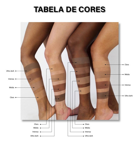 Leg Makeup Maquiagem Para Pernas Da Best Bronze Profissional