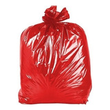 Saco De Lixo 60 Litros Pacote C/100 Vermelho