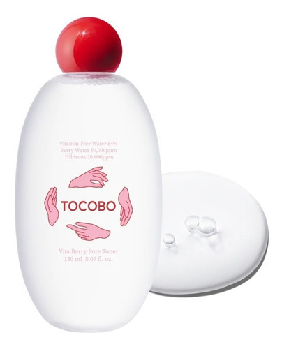 Tocobo Vita Berry Pore Toner Momento De Aplicación Día/noche Tipo De Piel Todo Tipo De Piel