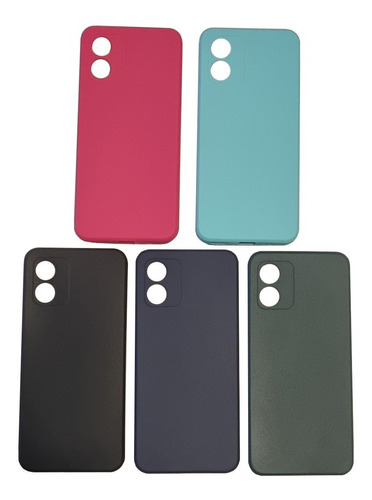 Funda Silicona Con Felpa Para Moto E13 + Glass Full 9d 9h