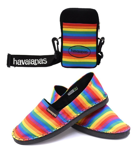 Kit Alpargata Havaianas Origine + Sholder Bag Unissex