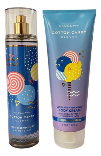 Bath & Body Works Kit Cotton Candy Clouds