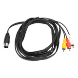 Cable Din De 8 Pines Macho A 3 Rca Macho, Sonido Din De 8 Pi