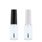 Frasco Para Esmalte 5ml De Vidro Com Tampa (10 Unidades)