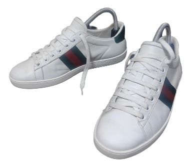 Tenis Sneakers Gucci Ace Cocodrilo Originales Talla 5 Mex