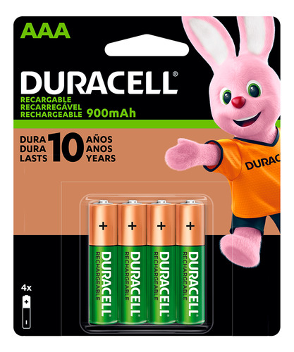 Pack 4 Pilas Aaa Recargables De 850mah Duracell