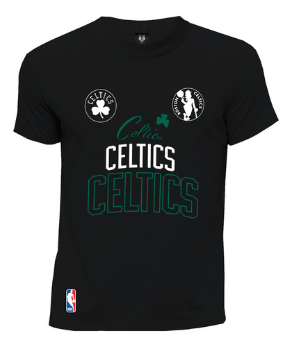 Camiseta Basketball Nba Letras Boston Celtics 