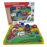 Brinquedo Infantil Educativo De Madeira Labirinto De Carros