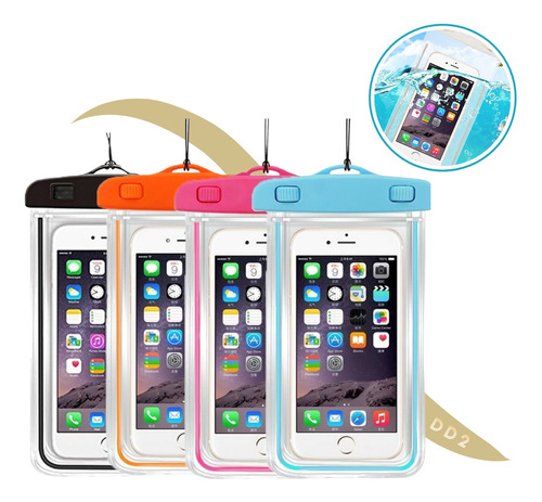 Funda Sumergible Protectora Agua Waterproof Bolsa De Celular