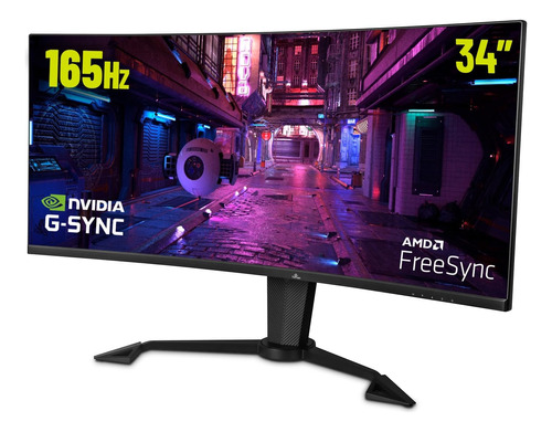 Monitor Gamer Curvo Yeyian Sigurd 4000 Led Va 34  Quad Hd