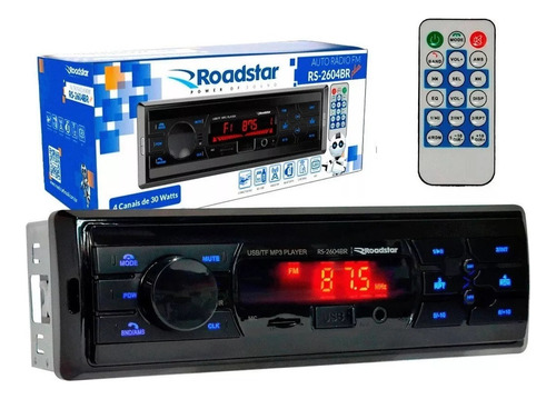 Radio Usb Roadstar Bluetooth Usb Aux Sd Fm Não Toca Cd 2604