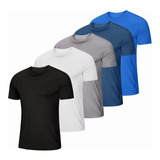 Paquete De 5 Playeras Hombre Camisetas Básica Cuello Redondo