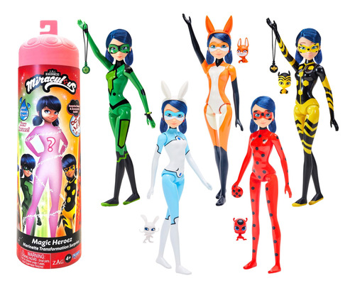 Miraculous Ladybug Magic Heroez Transformación Sorpresa