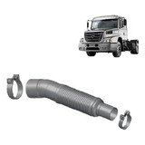 Tubo Flexível Inox Adaptação Mb Actros 1635 2012 Em Diante