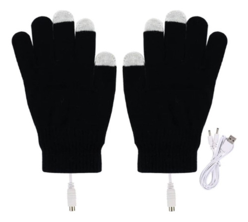 2 Guantes De Lana Con Calefacción Usb