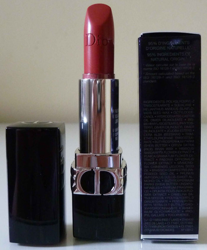 Batom Metálico Recarregável Dior Rouge - 525 Chérie - 3,5g